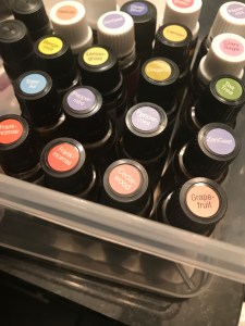 essential oil bottles