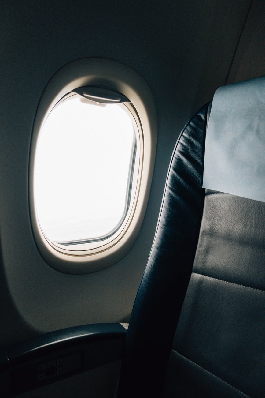 airliner window